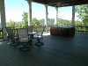 Mid level veranda with outdoor hot tub, outside of Key Largo Bedroom