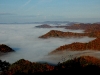 Mid afternoon on a clear crisp fall day.  Okay, it was clear above the clouds!