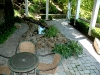 Garden under the mid level deck