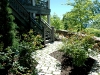 Standing in the rose garden outside the Fitness and Massage Center