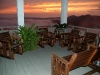 Sunset from the main veranda.