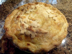This is a "fall" Apple Pork Pie. If folks are celebrating an anniversary I put hearts on it! This is a "fall" Apple Pork Pie. if folks are celebrating an anniversary I put hearts on it.!