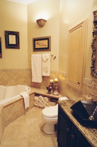 Spellbound Bath- A Two Person Whirlpool and just out of view on the left a Steam Shower