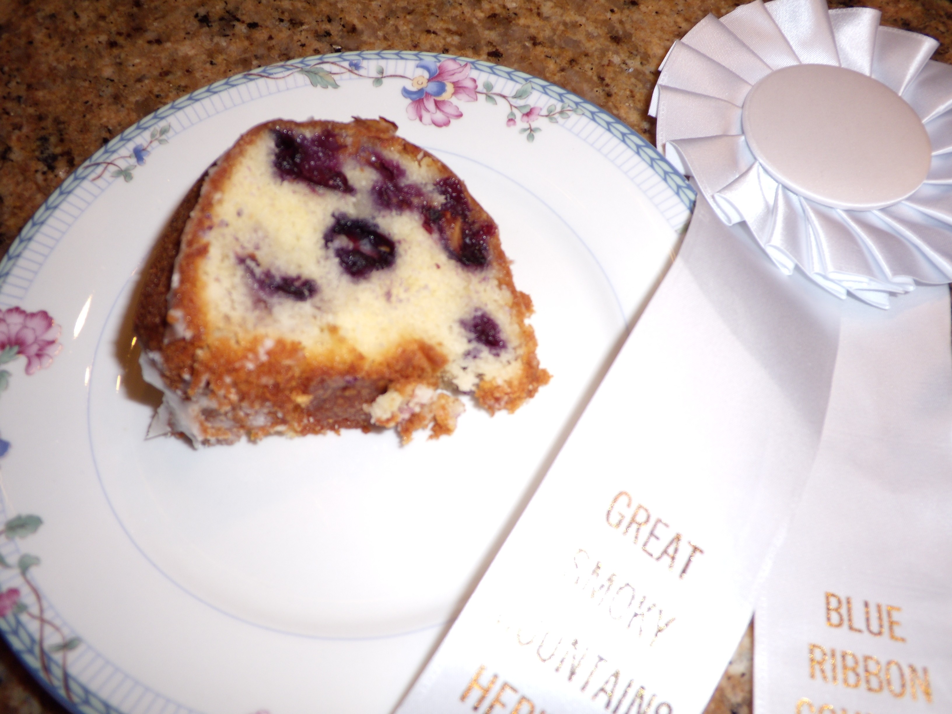 Blueberry Pound Cake