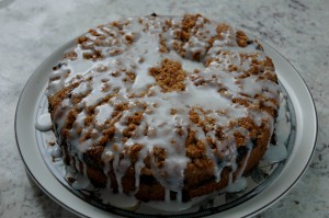 Blueberry White Chocolate Streusel Coffee Cake