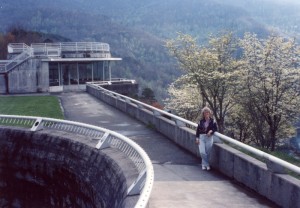 Fontana-Dam Fontana Dam in the Spring