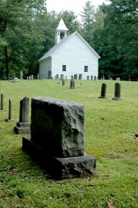 Kane, July History Tour and Cove 043 Primitive Baptist Church Cades Cove