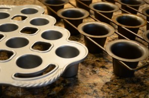 Two Sizes of Popover Pans