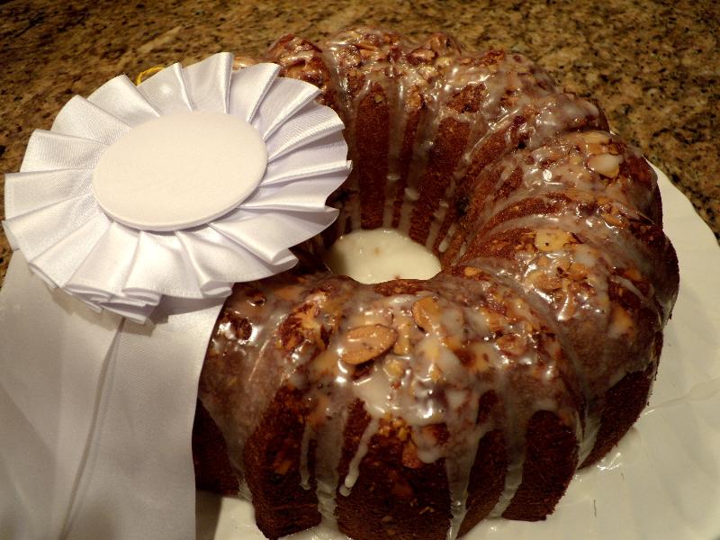 Award Winning   Blueberry Almond Pound   Cake