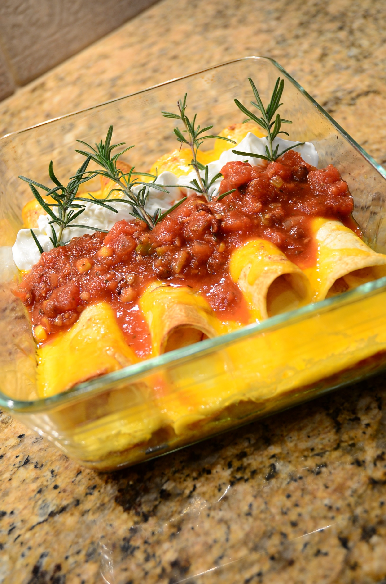 Ham Cheese Enchiladas