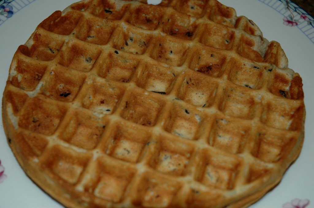 Wild Rice Pecan Waffles