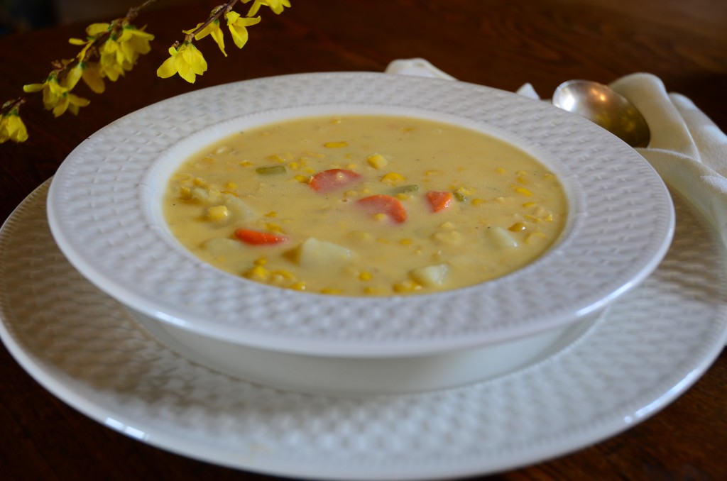 Corn Chowder and Gluten Free Corn Chowder Recipe