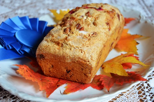 Award Winning Cranberry White Chocolate Pecan Bread